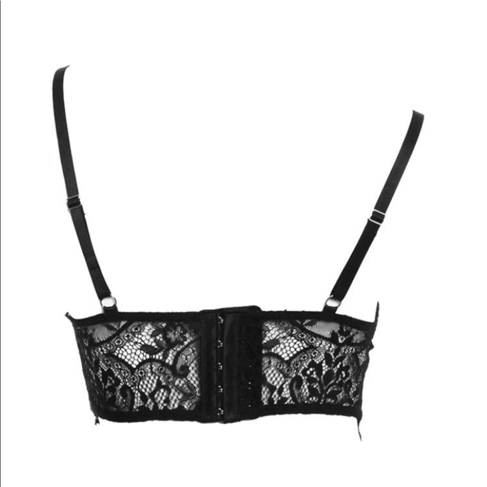 LACE CROP TOP - Picture 2 of 3